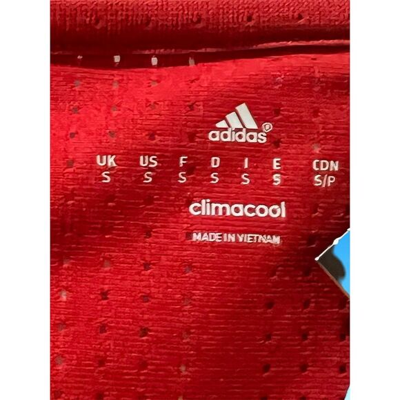 Adidas Condivo 16 Soccer Jersey Men's S Red/White ClimaCool Short Sleeve NWT - Picture 5 of 11